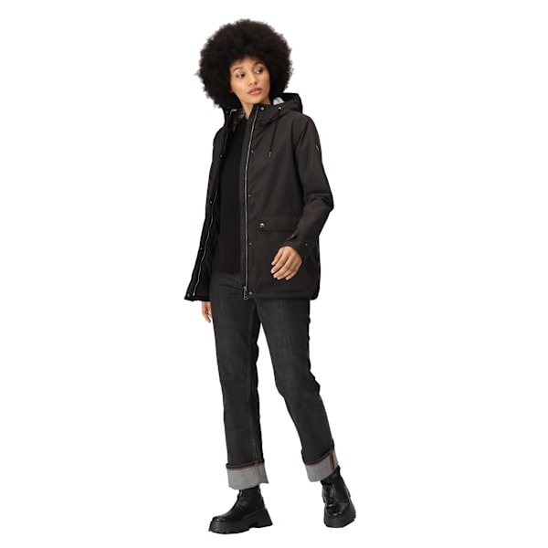 Regatta Dam/Kvinnor Broadia Vattentät Jacka 12 UK Svart Black 12 UK