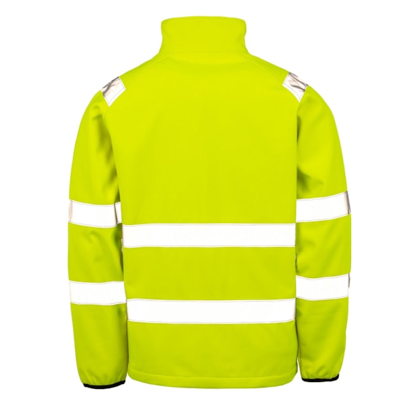 Result Unisex Vuxen Dubbelskiktad Återvunnen Mjuk Skaljacka 4 Fluorescent Yellow 4XL
