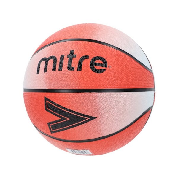 Mitre Wound Nylon Basketboll 6 Orange/Svart Orange/Black 6