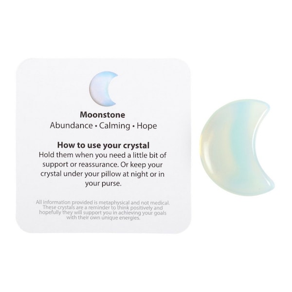 Something Different Stay Wild Moonstone Crystal One Size White White One Size