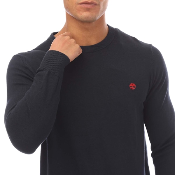 Timberland Williams River Kennebec Bomulls Sweatshirt för män S Nav Navy S