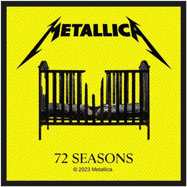 Metallica 72 Seasons Patch One Size Gul/Svart Yellow/Black One Size