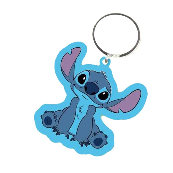 Lilo & Stitch PVC Nyckelring One Size Blå/Silver Blue/Silver One Size