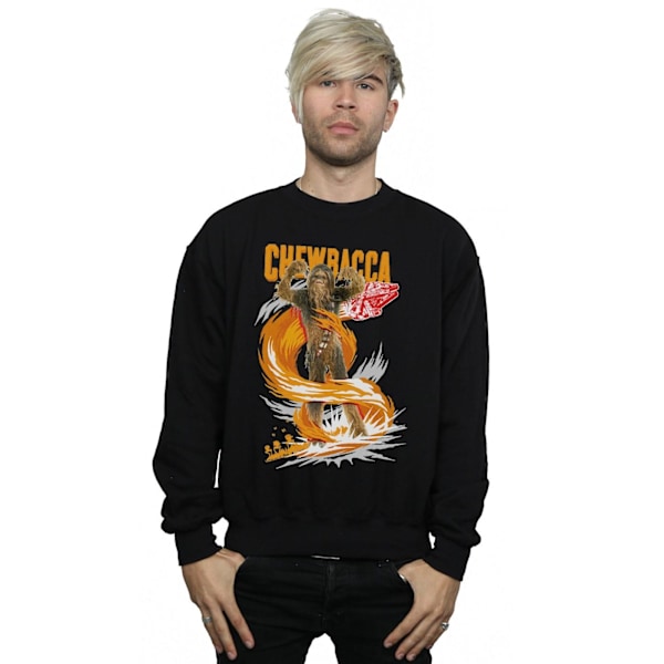 Star Wars Chewbacca Gigantic Sweatshirt XL Svart Black XL