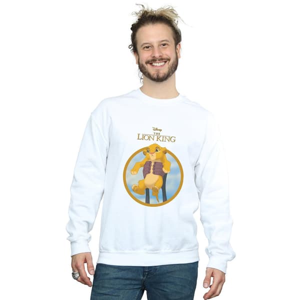 Disney Herr The Lion King Show Simba Sweatshirt S Vit White S