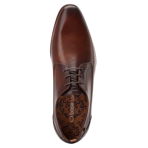 Base London Gambino Excel Läder Oxfords Herr 13 UK Bränd Brun Burnt Brown 13 UK
