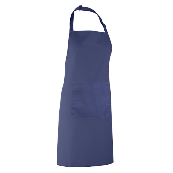 Premier Dam/Kvinnors Färger Bip Förkläde Med Fickor / Arbetskläder Marine Blue One Size