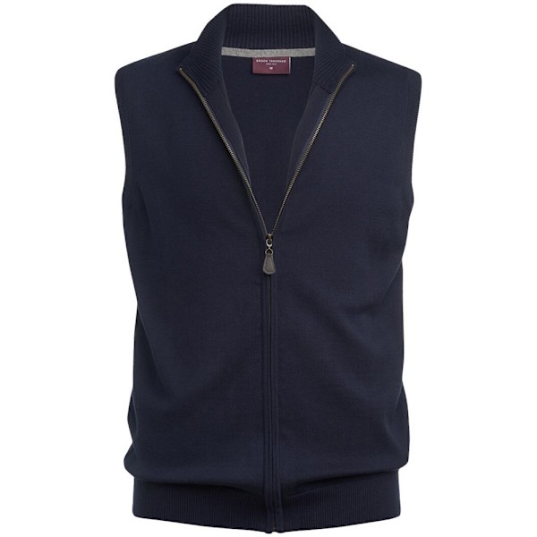 Brook Taverner Unisex Vuxen Lincoln Bomullsblandad Stickad Väst Charcoal XXL