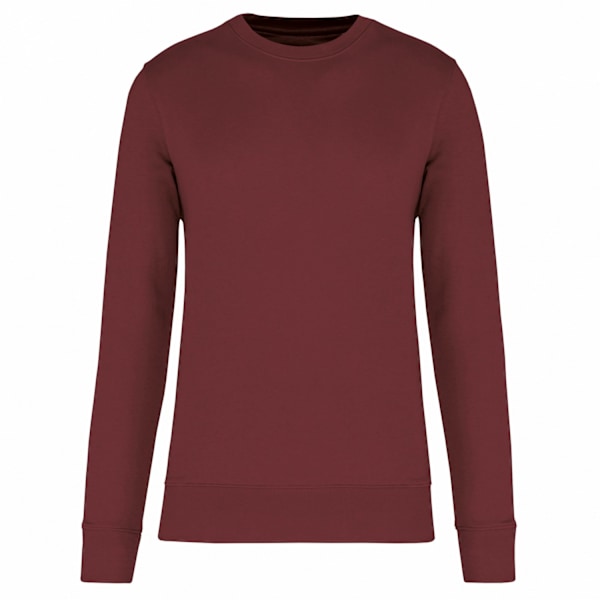 Kariban Unisex Vuxen Ekologisk Crew Neck Sweatshirt M Vinröd Wine M