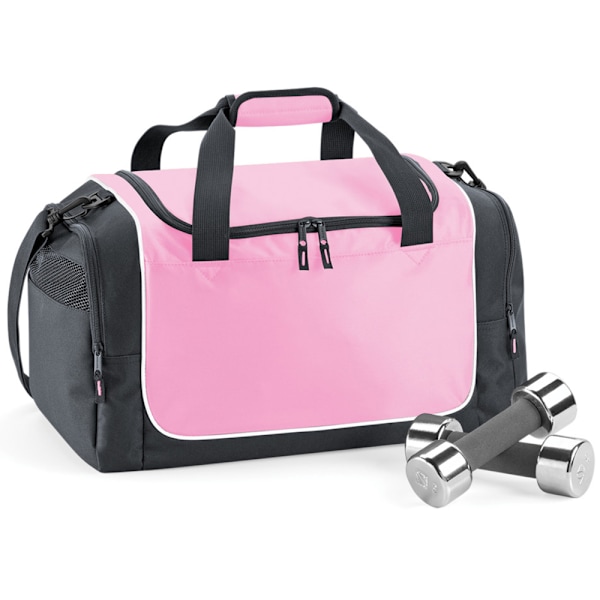 Quadra Teamwear Locker Duffelväska (30 liter) One Size Classic Classic Pink/Graphite/Whi One Size