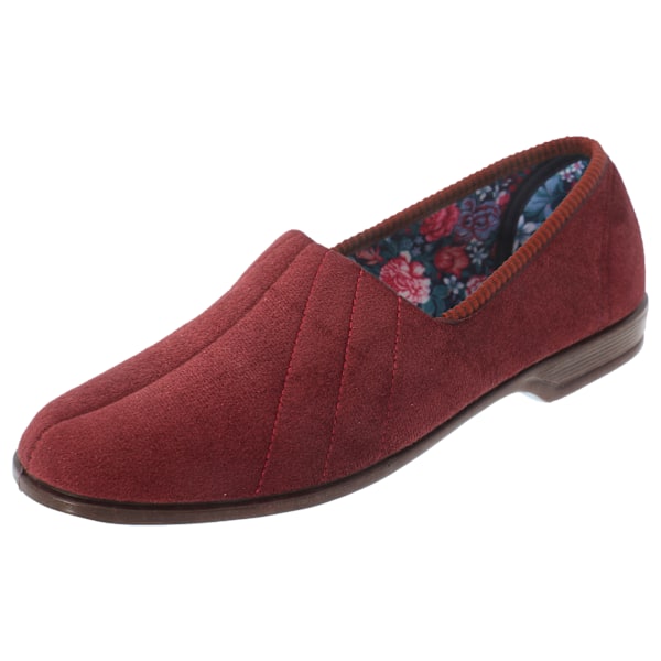 Sleepers Dam/Damer Audrey III Rulltopp Velours Tofflor 6 UK Regal 6 UK