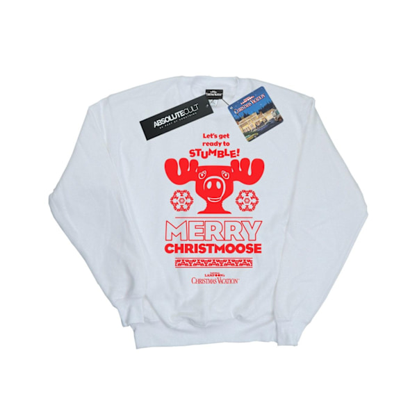 National Lampoon's Christmas Vacation Girls Merry Christmoose S White 9-11 Years