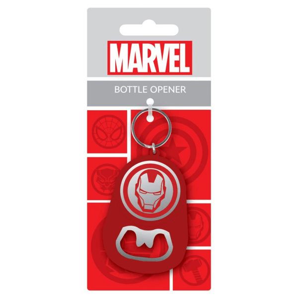 Marvel Iron Man Flasköppnare Nyckelring One Size Röd/Silver Red/Silver One Size