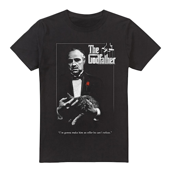 The Godfather Herr T-shirt med Filmaffisch 3XL Svart Black 3XL