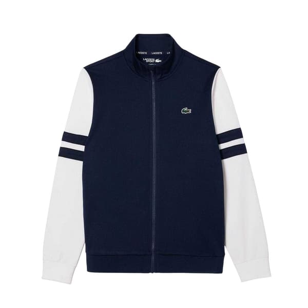 Lacoste Herr Interlock Heldragkedja Tenniströja S Marinblå/Vit Navy/White S