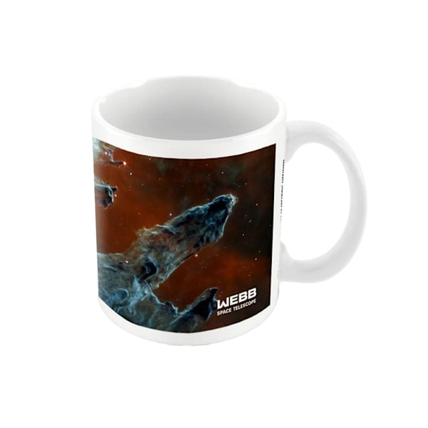 Webb Space Telescope Pillars Of Creation Mug En Storlek Vit/Grå White/Grey/Brown One Size
