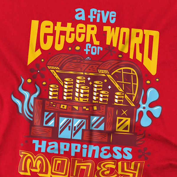 SvampBob Fyrkant Herr Pengar Herr Krabba T-Shirt 4XL Röd Red 4XL
