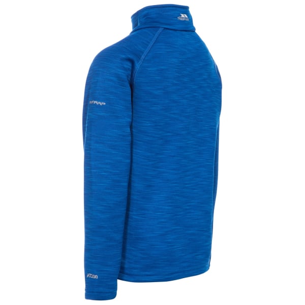 Trespass Childrens Boys Edvin Fleece Top 2/3 Years Blue Blue 2/3 Years