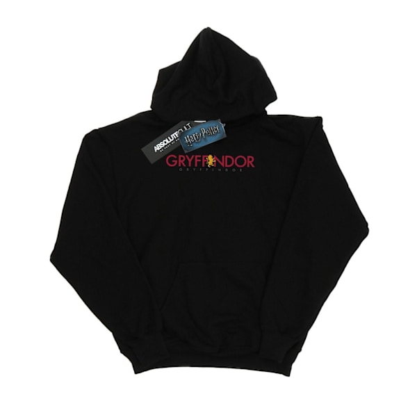 Harry Potter Dam/Kvinnor Gryffindor Text Hoodie L Svart Black L