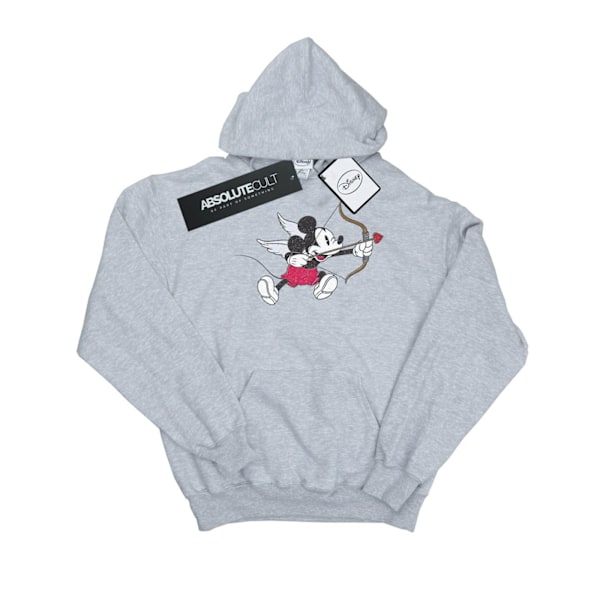 Disney Herr Mickey Mouse Love Cherub Hoodie M Sports Grey Sports Grey M
