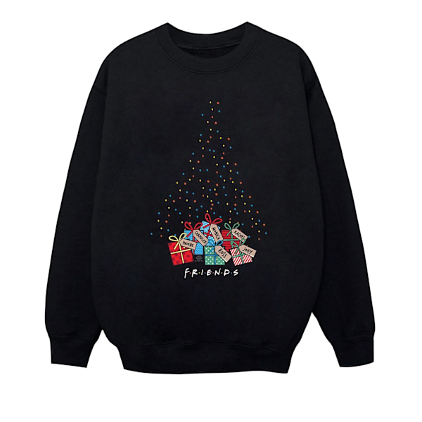 Friends Girls Julgran Ljus Sweatshirt 7-8 År Svart Black 7-8 Years