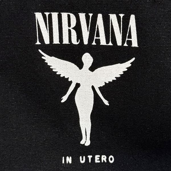 Nirvana In Utero Ryggtryck Bomullsväska One Size Svart Black One Size