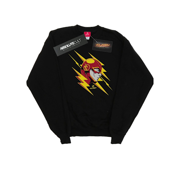 DC Comics Herr The Flash Lightning Portrait Sweatshirt 5XL Svart Black 5XL