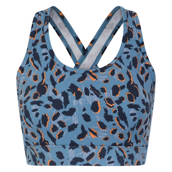 Dare 2B Dam/Kvinnor Swift II Animal Print Sport-BH S Niagar Niagara Blue S