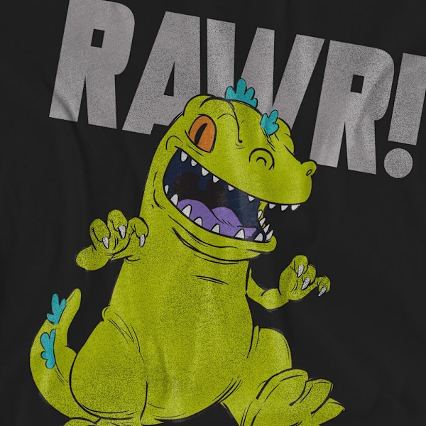 Rugrats Unisex Vuxen Reptar T-Shirt XL Svart Black XL