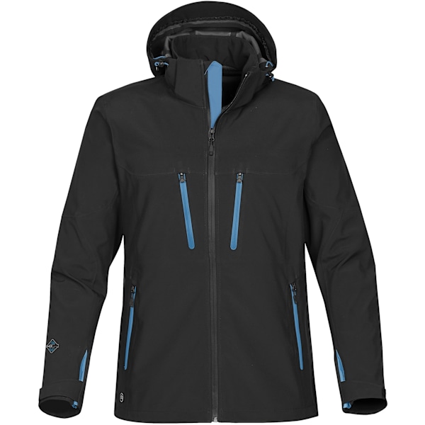 Stormtech Patrol Softshelljacka för herr M Svart/Elblå Black/Electric Blue M