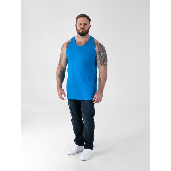 Duke Herr Tanktop Fabio 2 Kingsize 7XL Blå Blue 7XL