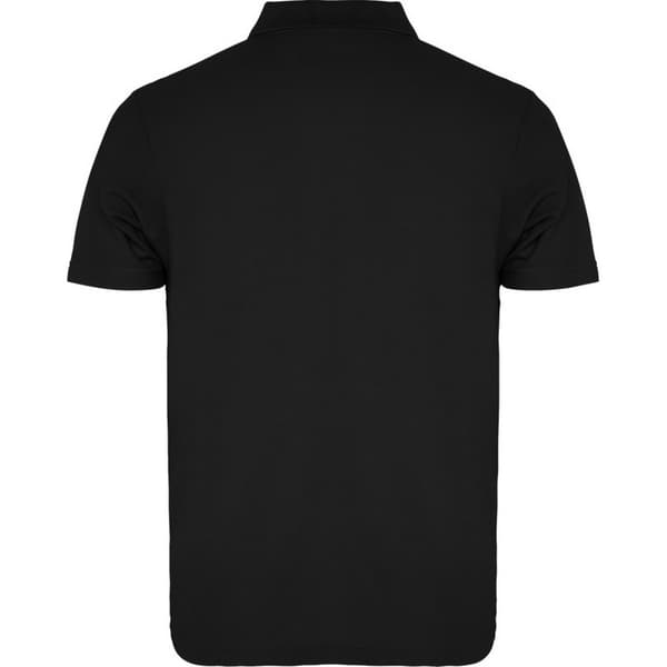 Roly Unisex Austral Kortärmad Polotröja XL Solid Svart Solid Black XL
