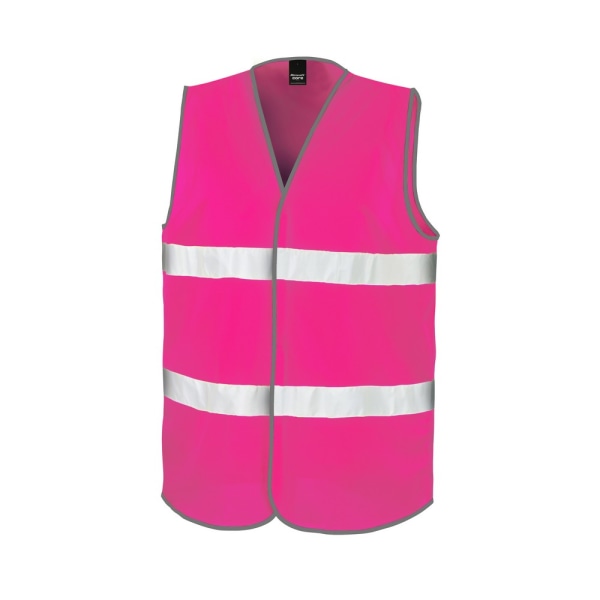 Resultat Core Vuxen Unisex Bilist Hi-Vis Safety Vest SM Fluores Fluorescent Pink SM