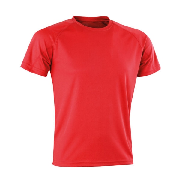 Spiro Mens Impact Aircool T-Shirt M Röd Red M