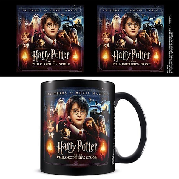 Harry Potter 20 år av filmmagi Mugg En Storlek Flerfärgad Multicoloured One Size