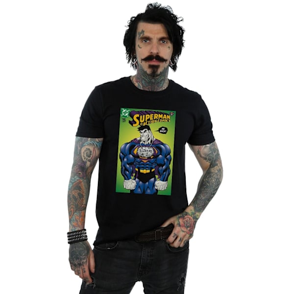 DC Comics Superman Bizarro Action Comics 785 Omslag T-shirt för män Black XL