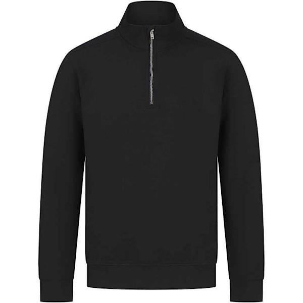 Henbury Unisex Vuxen Hållbar Kvarts Dragkedja Sweatshirt 3XL Svart Black 3XL