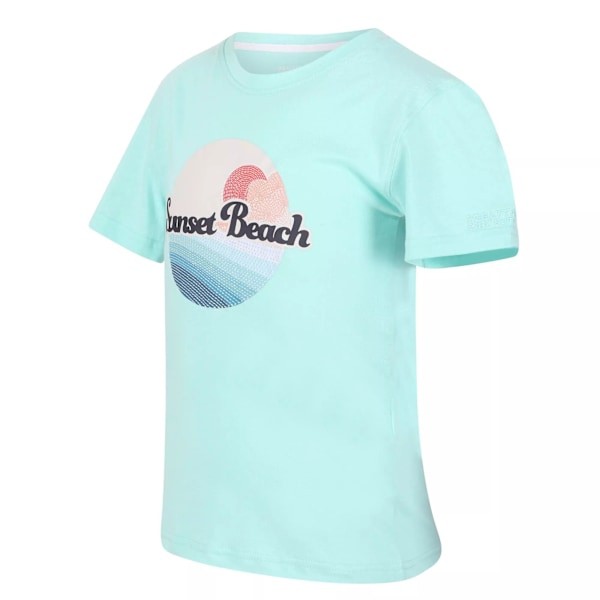 Regatta Barn/Barn Bosley V Grafik Tryckt T-shirt 3-4 År Aruba Blue 3-4 Years