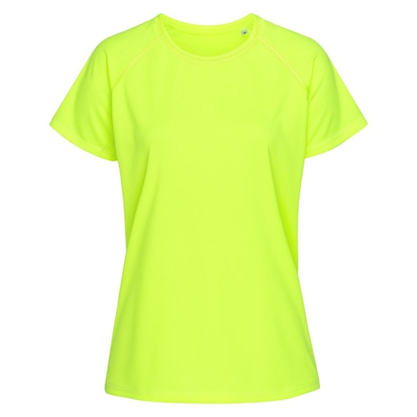 Stedman Dam/Kvinnor Raglan Mesh T-Shirt L Cyber Gul Cyber Yellow L