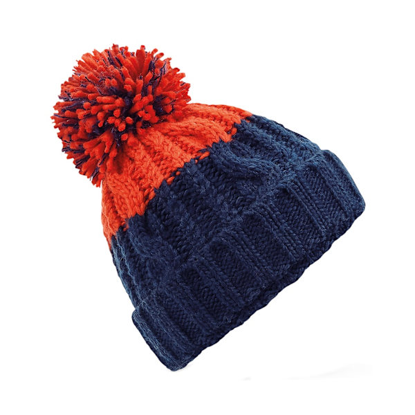 Beechfield Apres Beanie One Size Oxford Navy/Fire Red Oxford Navy/Fire Red One Size