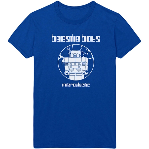 Beastie Boys Unisex Adult Intergalactic T-Shirt XL Royal Blue Royal Blue XL