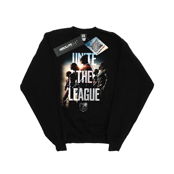 DC Comics Girls Justice League Movie Unite The League Sweatshirt Black 12-13 Years