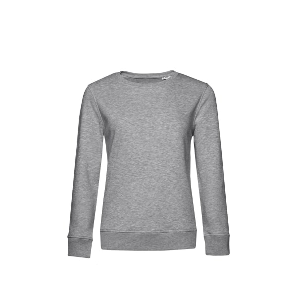 B&C Ekologisk tröja för dam/dam XL Grå Ljung Grey Heather XL