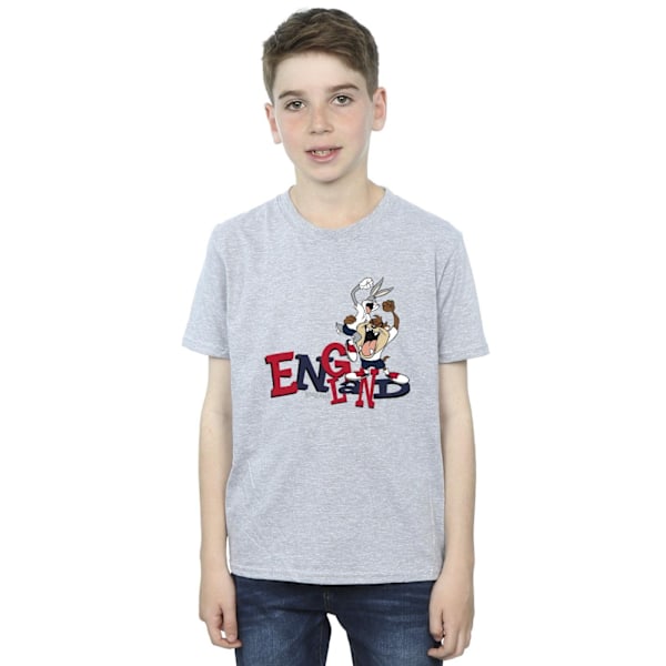 Looney Tunes Boys Bugs & Taz England T-shirt 7-8 år Sports G Sports Grey 7-8 Years