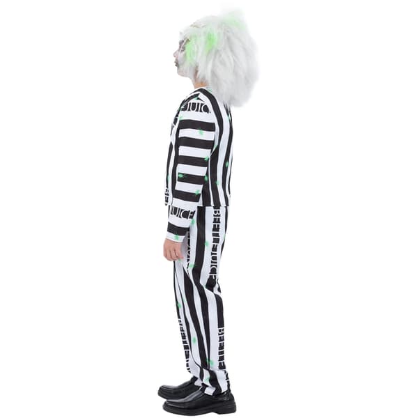 Beetlejuice Barn/Barnkostym 4-6 År Svart/Vit Black/White 4-6 Years
