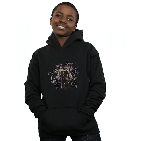 Marvel Pojkar Avengers Endgame Vs Thanos Hoodie 7-8 År Svart Black 7-8 Years