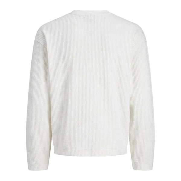 Jack And Jones Herr Ribbad Tröja Avslappnad Passform XL Cloud Dancer Cloud Dancer XL