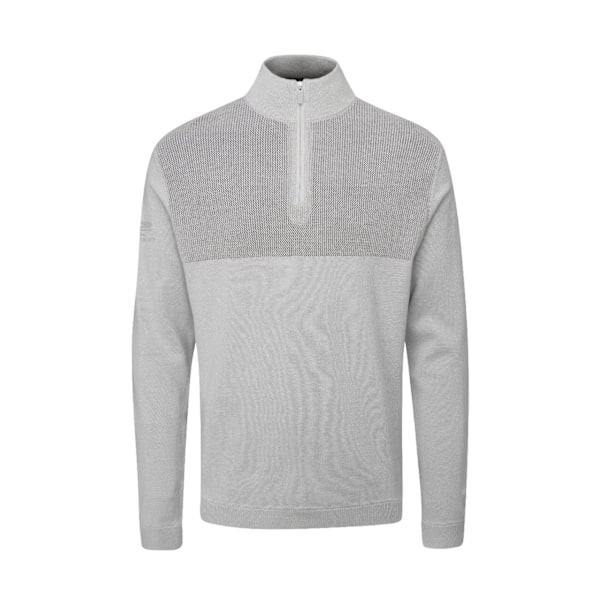Stuburt Tawny Lättvikts Tröja med Halv Dragkedja för Män XXL Droplet Droplet/Ash Grey Marl XXL