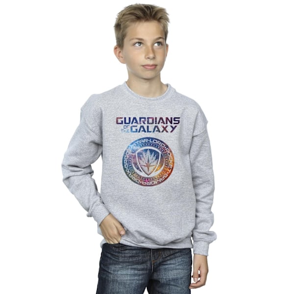 Marvel Boys Guardians Of The Galaxy Stars Fill Logo Sweatshirt Sports Grey 5-6 Years