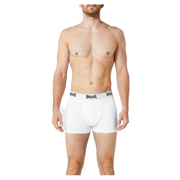 Lonsdale Boxershorts för män (2-pack) 3XL Vit White 3XL